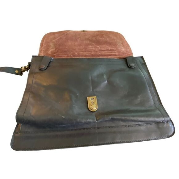 Handmade Mexican Leather Briefcase - Picture 8 of 15